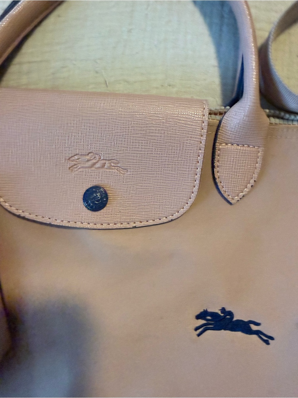Longchamp blush pink Le Pliage Crossbody with pouch - Picture 2 of 12